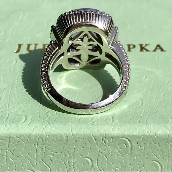 💜JUDITH RIPKA AMETHYST RING💜 - Picture 5 of 8